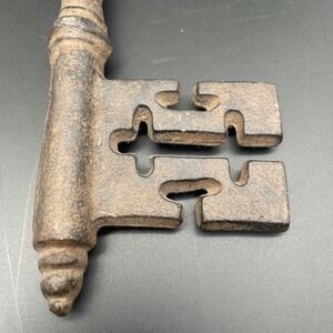 Cast Iron Victorian Skeleton Church Key Rustic Home Decor 11 3/4 Inches X 5 "